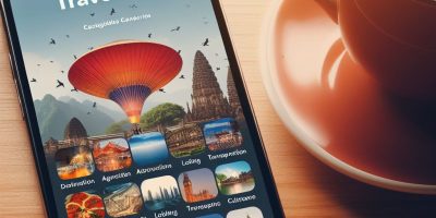 Utilizzo di un’App per pianificare un viaggio